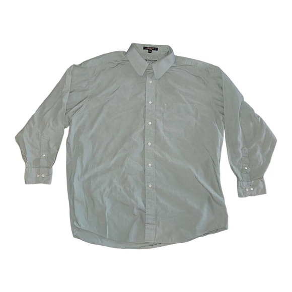 Vintage Y2K Tommy Hilfiger Dress Shirt 32-33 Men's Button Up Long Sleeve - Picture 2 of 9